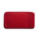 A ROUGE CASAQUE CLEMENCE LEATHER BIRKIN 30 BAG WITH PALLADIUM HARDWARE