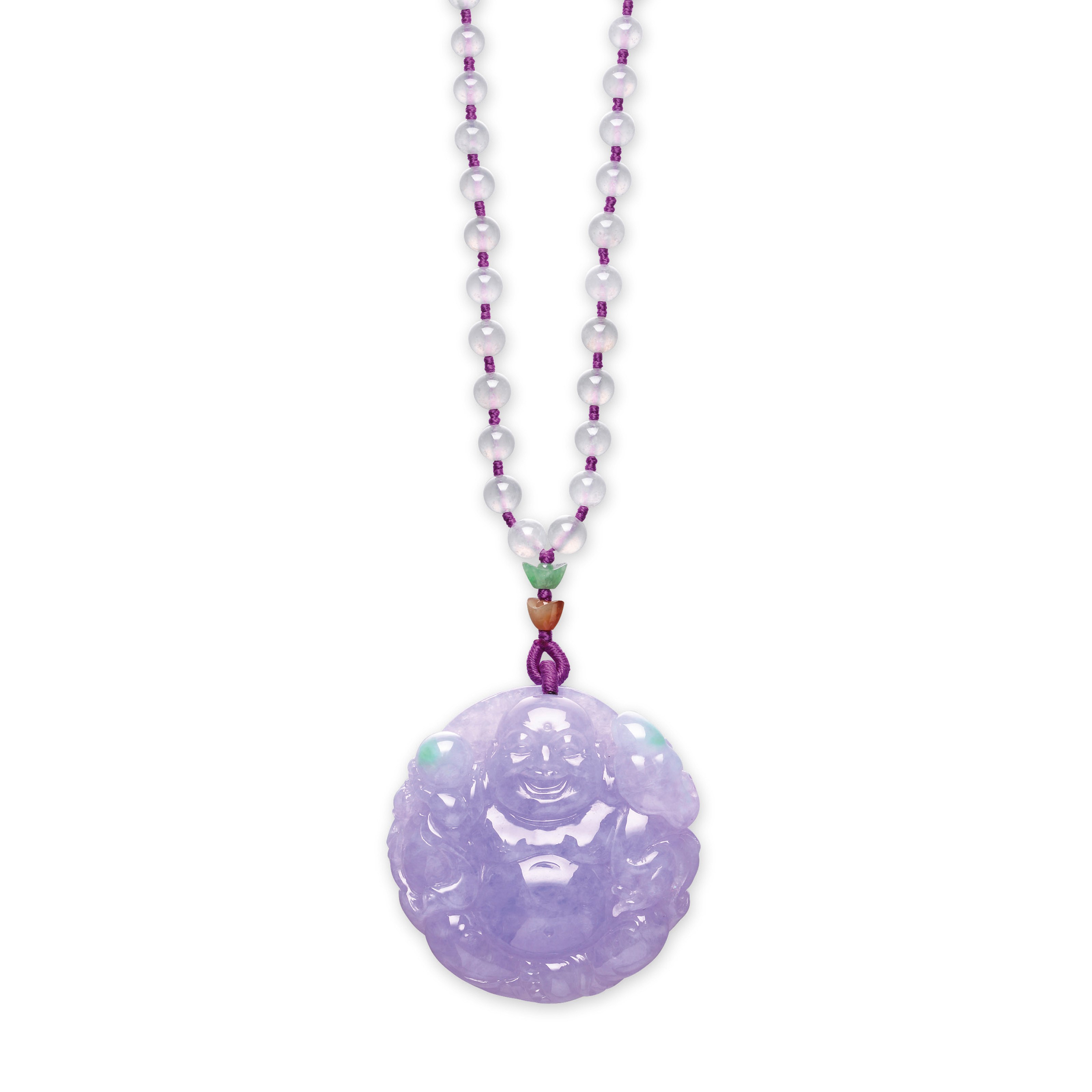 A JADEITE PENDANT NECKLACE