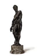 A BRONZE FIGURE OF VULCAN