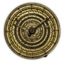 A GERMAN GILT-BRASS STRIKING AND ASTRONOMICAL TABLE CLOCK