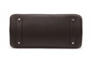 SAC BIRKIN SHOULDER I EN CUIR FJORD CHOCOLAT, GARNITURE EN MÉTAL ARGENTÉ PALLADIÉ