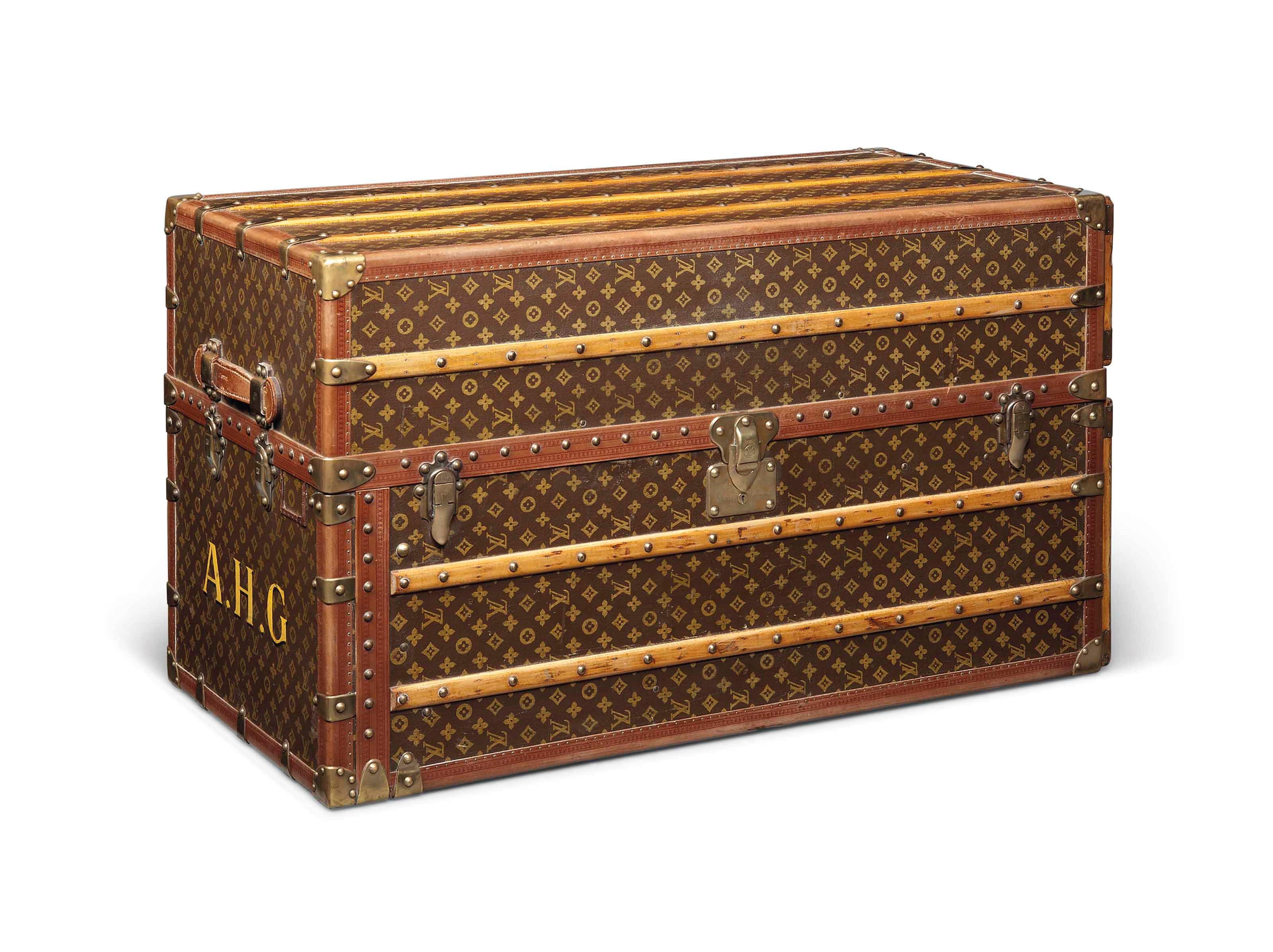A LOUIS VUITTON WARDROBE `MALLE ARMOIRE' TRUNK