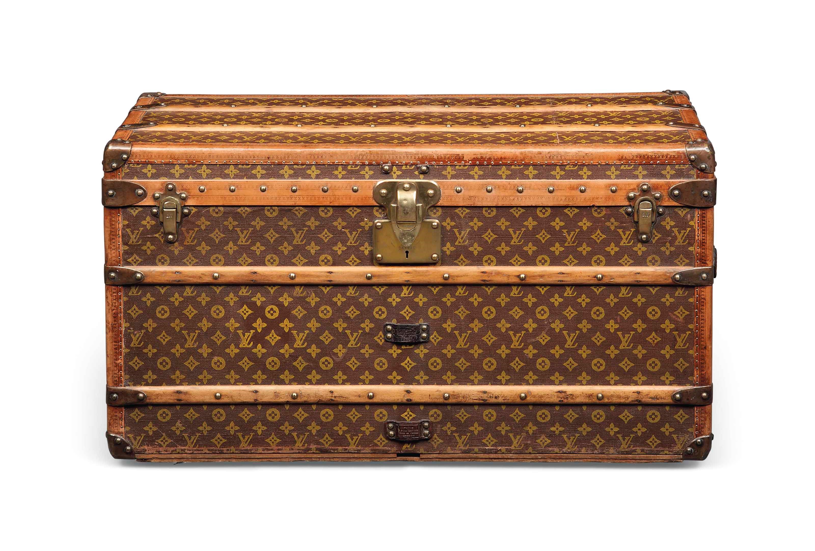 A LOUIS VUITTON `MALLE CHAUSSEURES' SHOE TRUNK