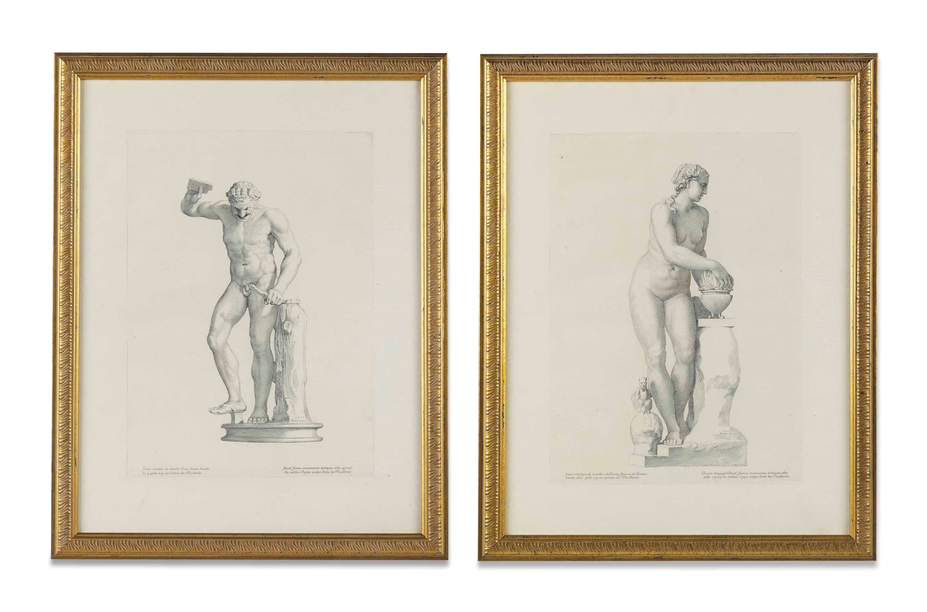 A SET OF TEN ENGRAVINGS OF CLASSICAL FIGURES