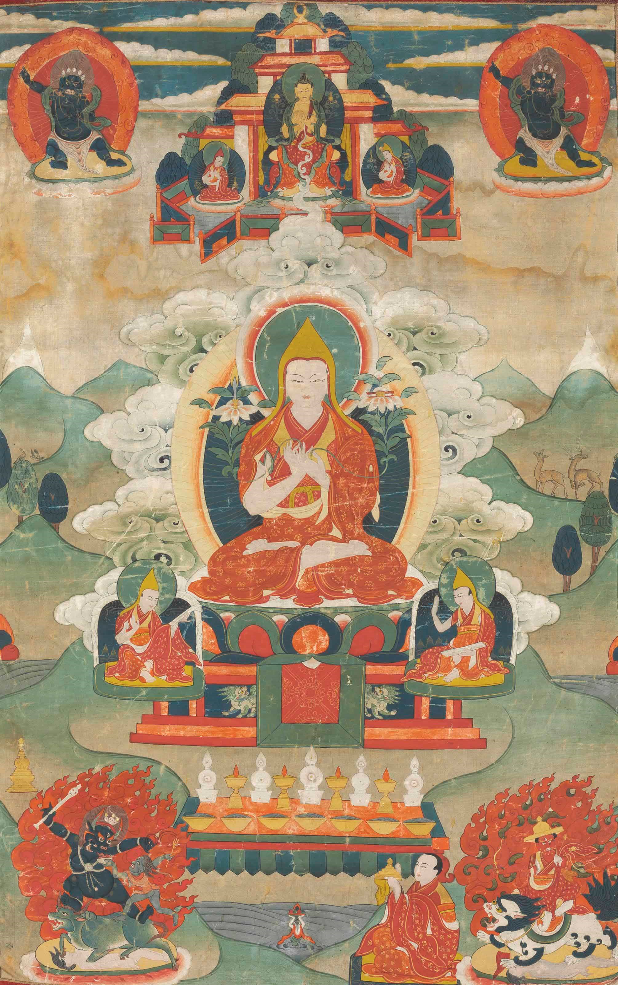 A Painting of Tsongkhapa