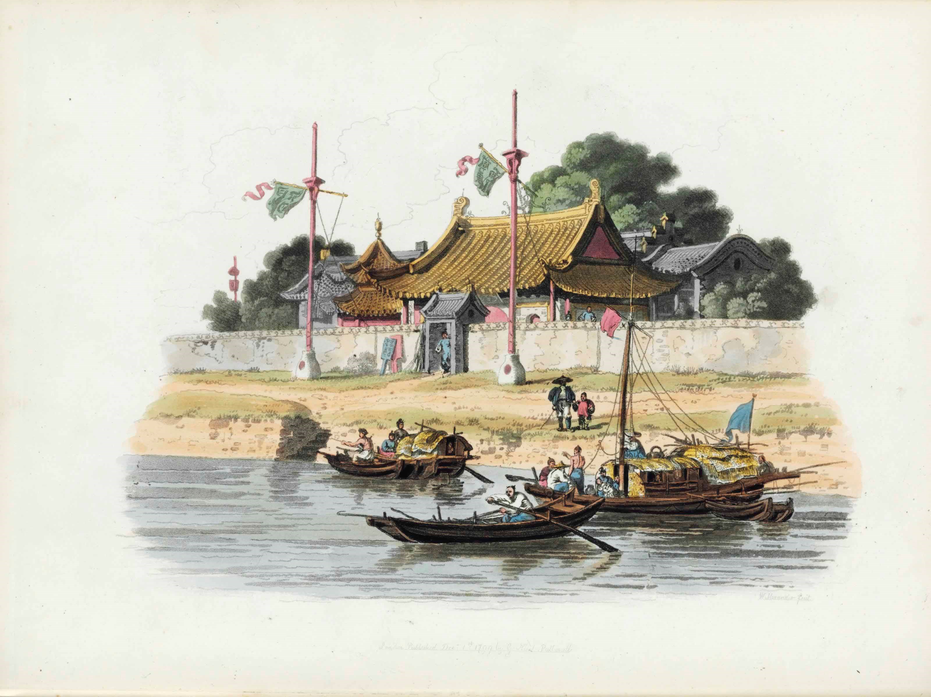 ALEXANDER, William (1767-1816). The Costume of China. London: William Miller, 1805 [text watermarked 1795-1808, plates watermarked 1821].