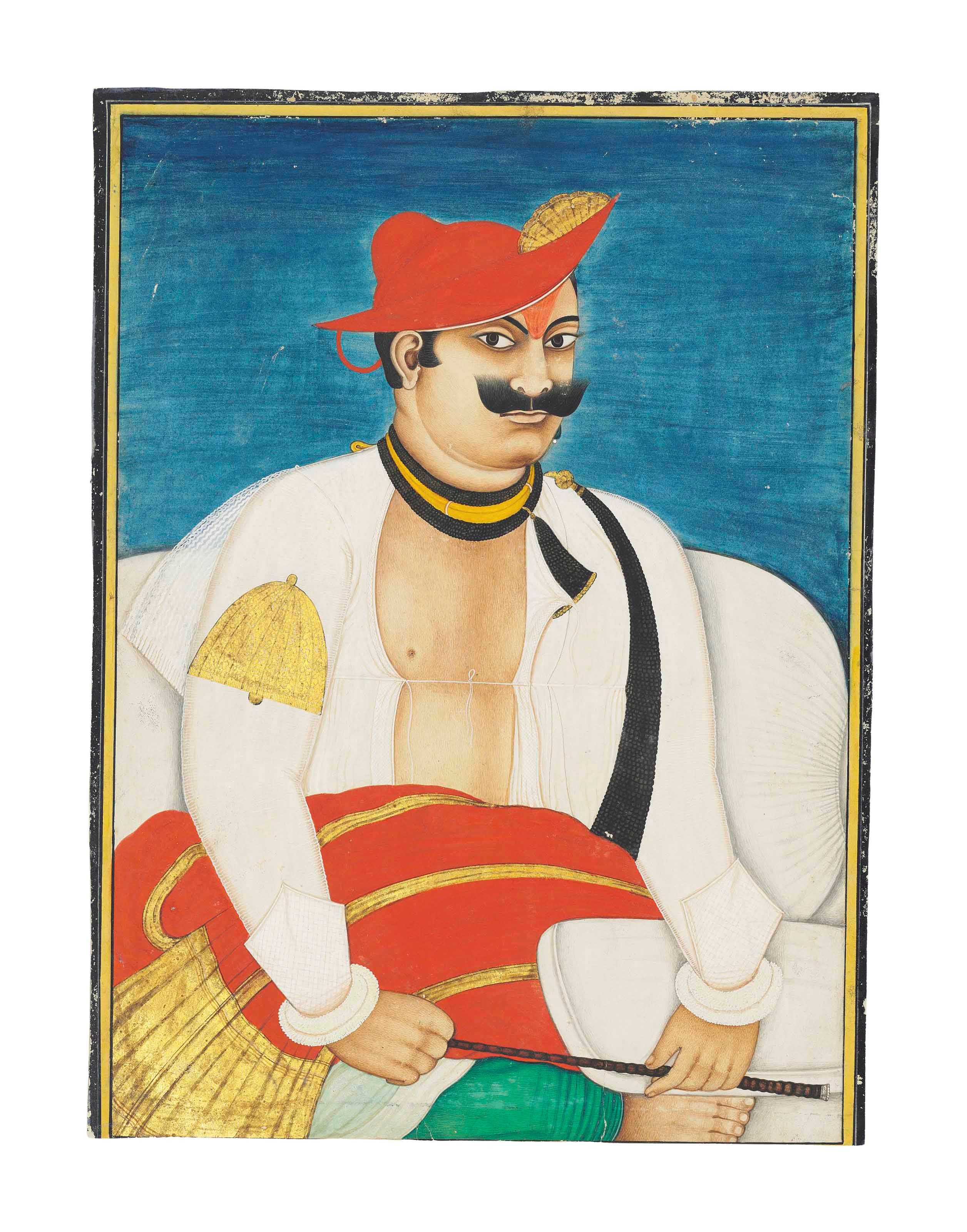 A PORTRAIT OF A MARATHA NOBLE