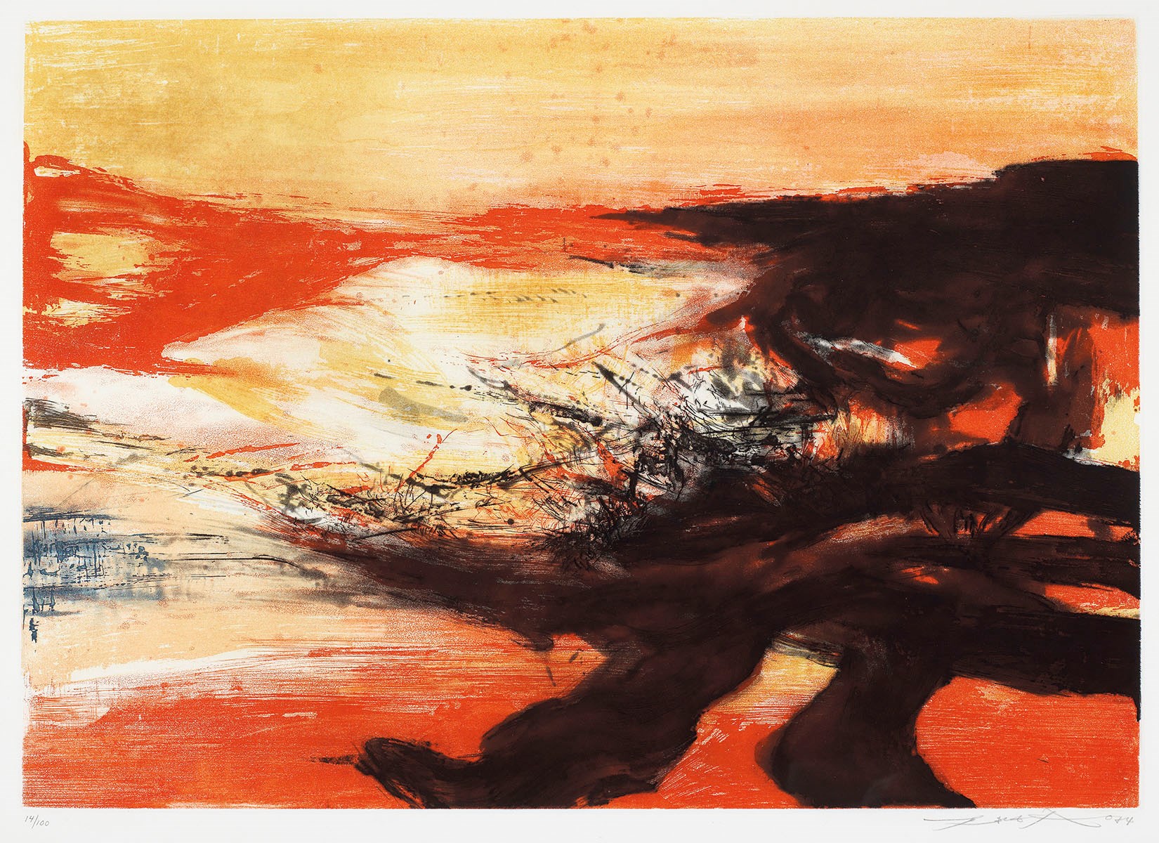 ZAO WOU-KI (ZHAO WUJI, French/Chinese, 1920-2013)
