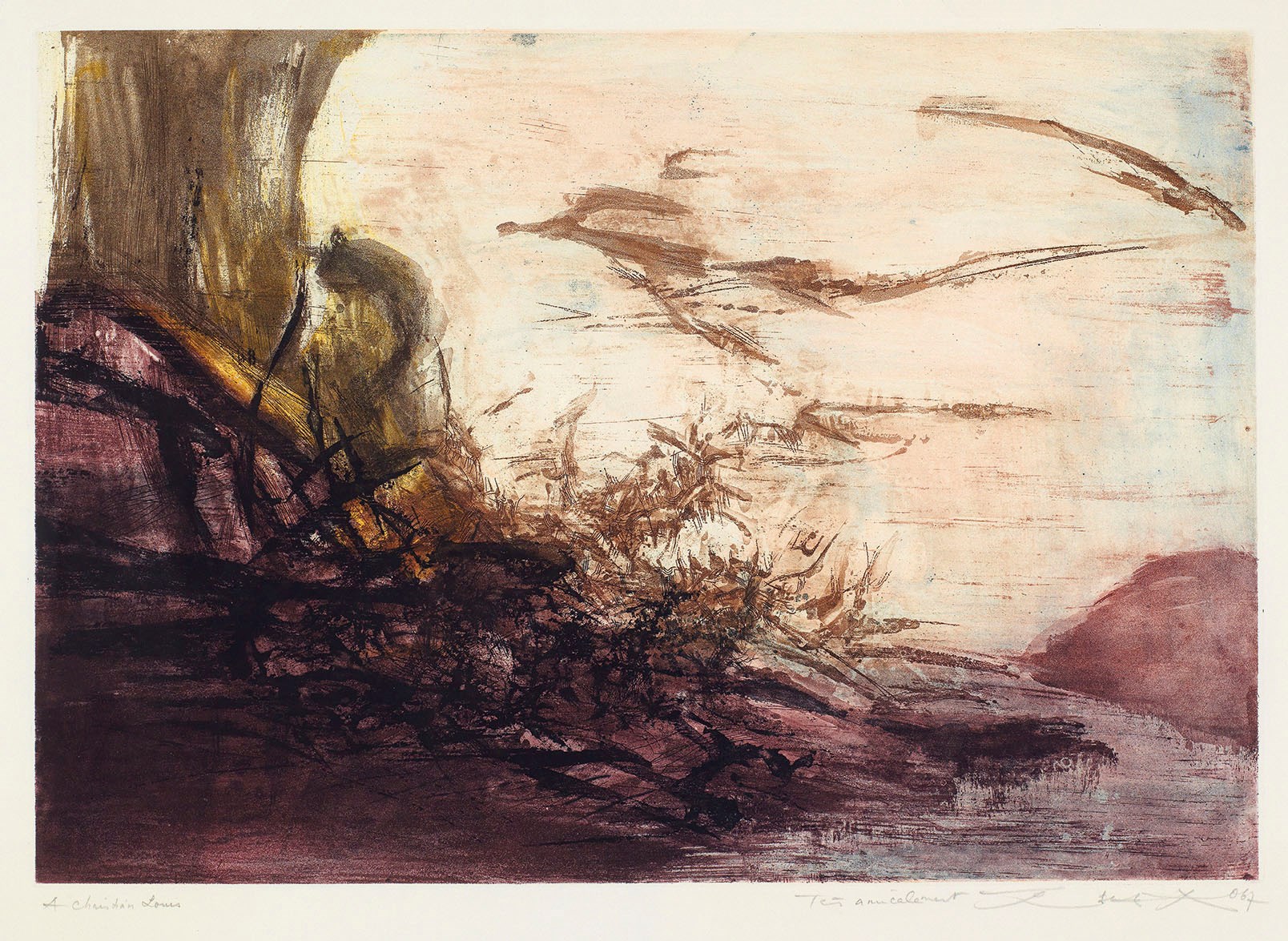 ZAO WOU-KI (ZHAO WUJI, French/Chinese, 1920-2013)