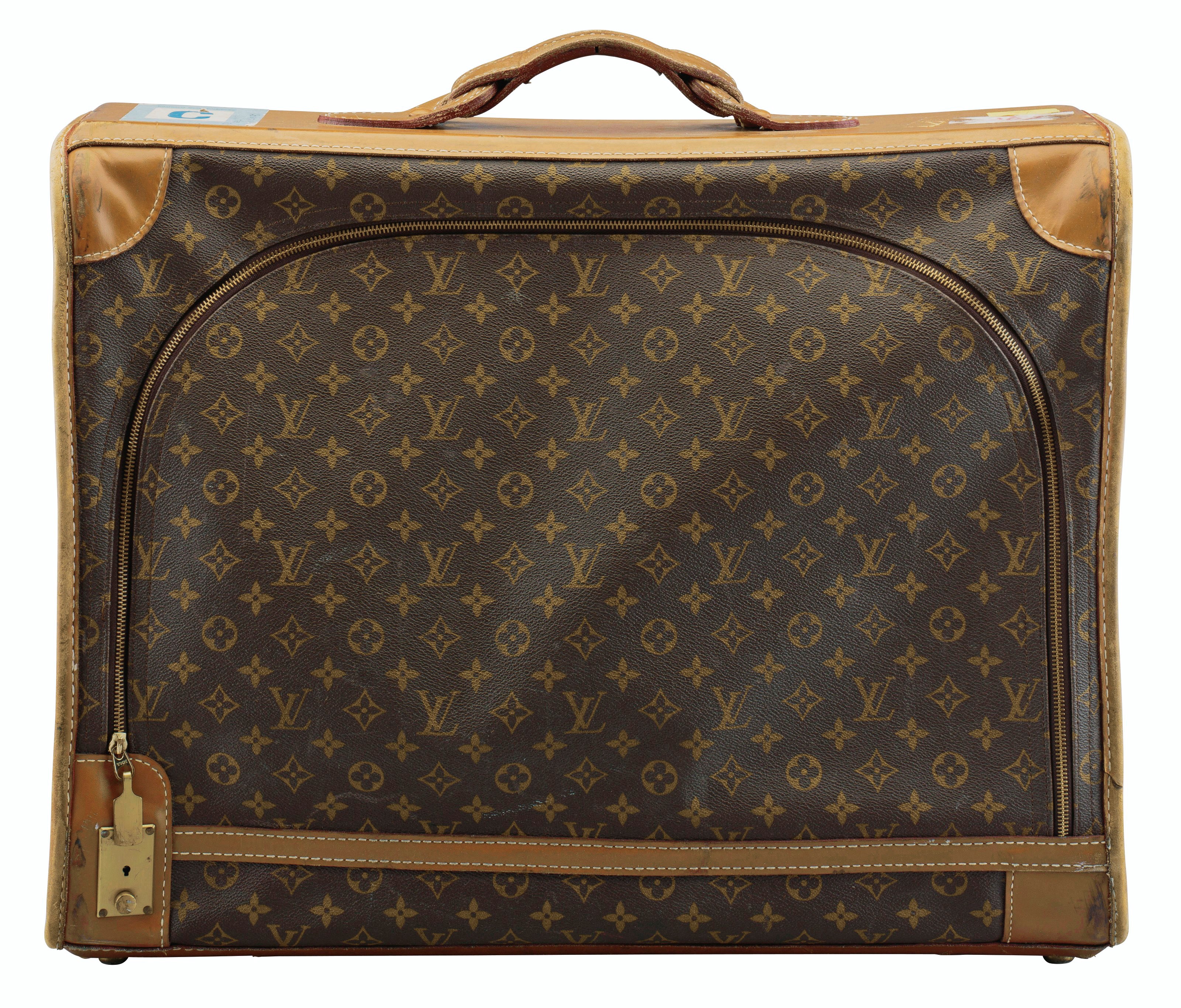 A MONOGRAM CANVAS SUITCASE