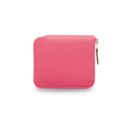 THREE ITEMS:A PINK 5P EPSOM LEATHER ZIPPED WALLET,A ROUGE PIVOINE EPSOM LEATHER CONSTANCE WALLET WITH GOLD HARDWARE,A PINK 5P EPSOM LEATHER ZIPPED LONG WALLET