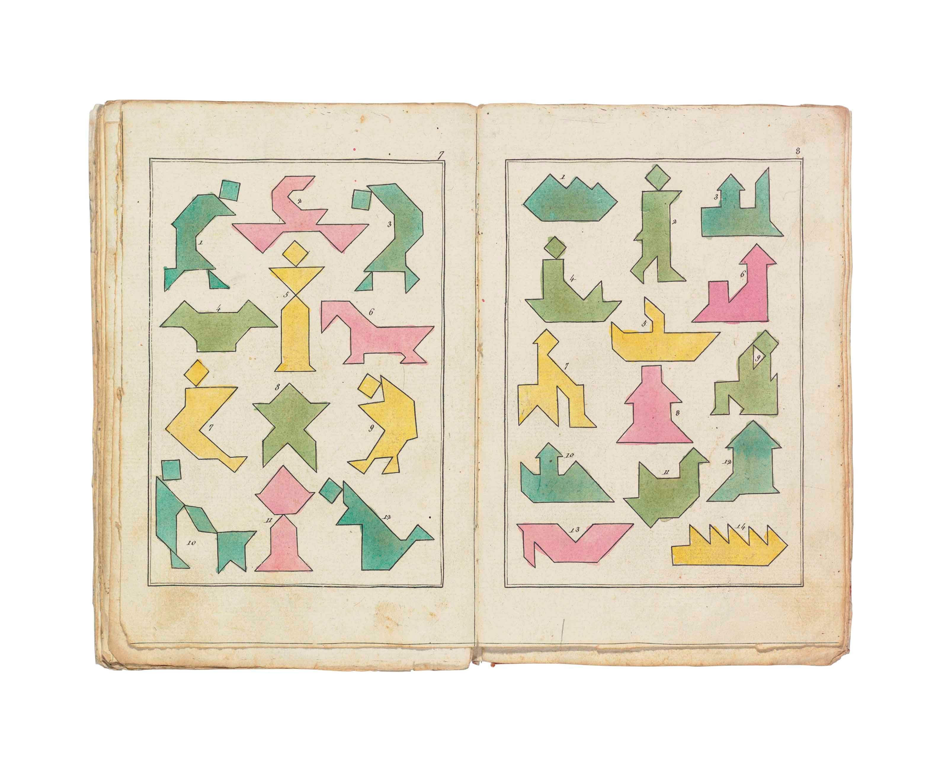 GAMES AND PASTIMES -- Al gioco cinese chiamato il rompicapo appendice di figure … Milan: Pietro e Giuseppe Vallardi, 1818.