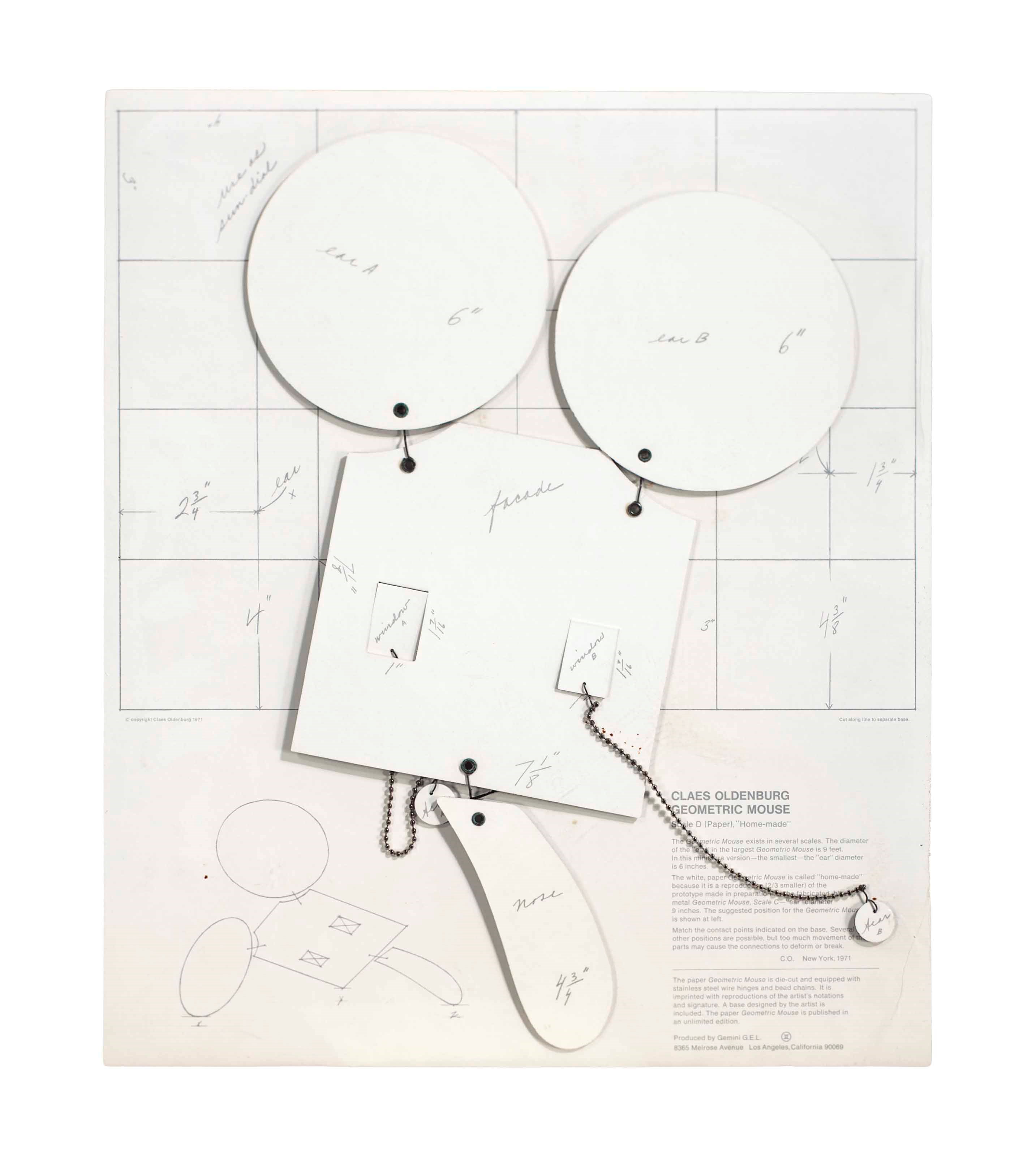 CLAES OLDENBURG (B. 1929)