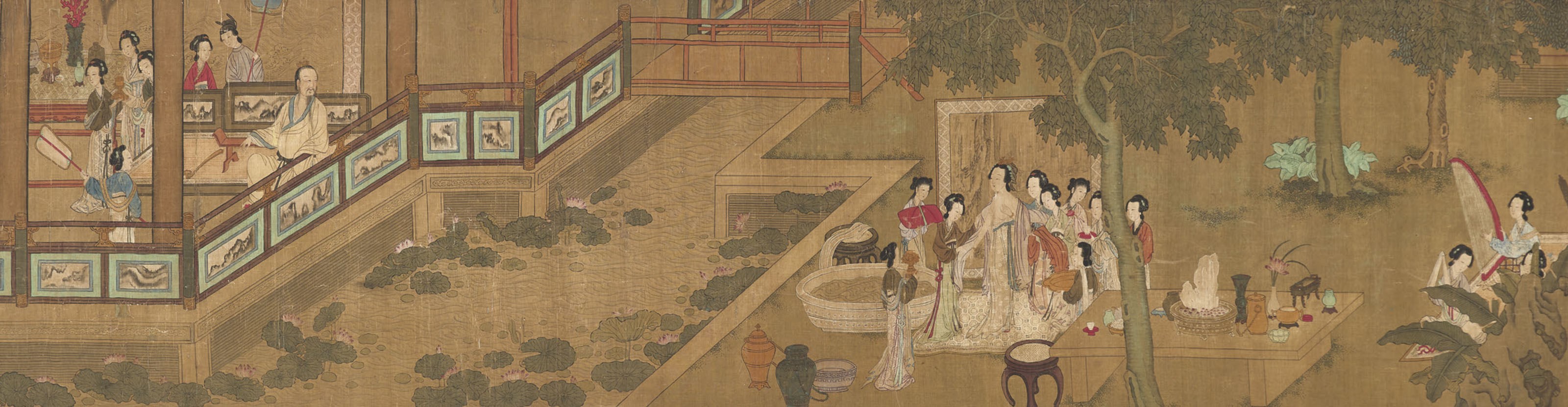 WITH SIGNATURE OF QIU YING (17TH CENTURY)