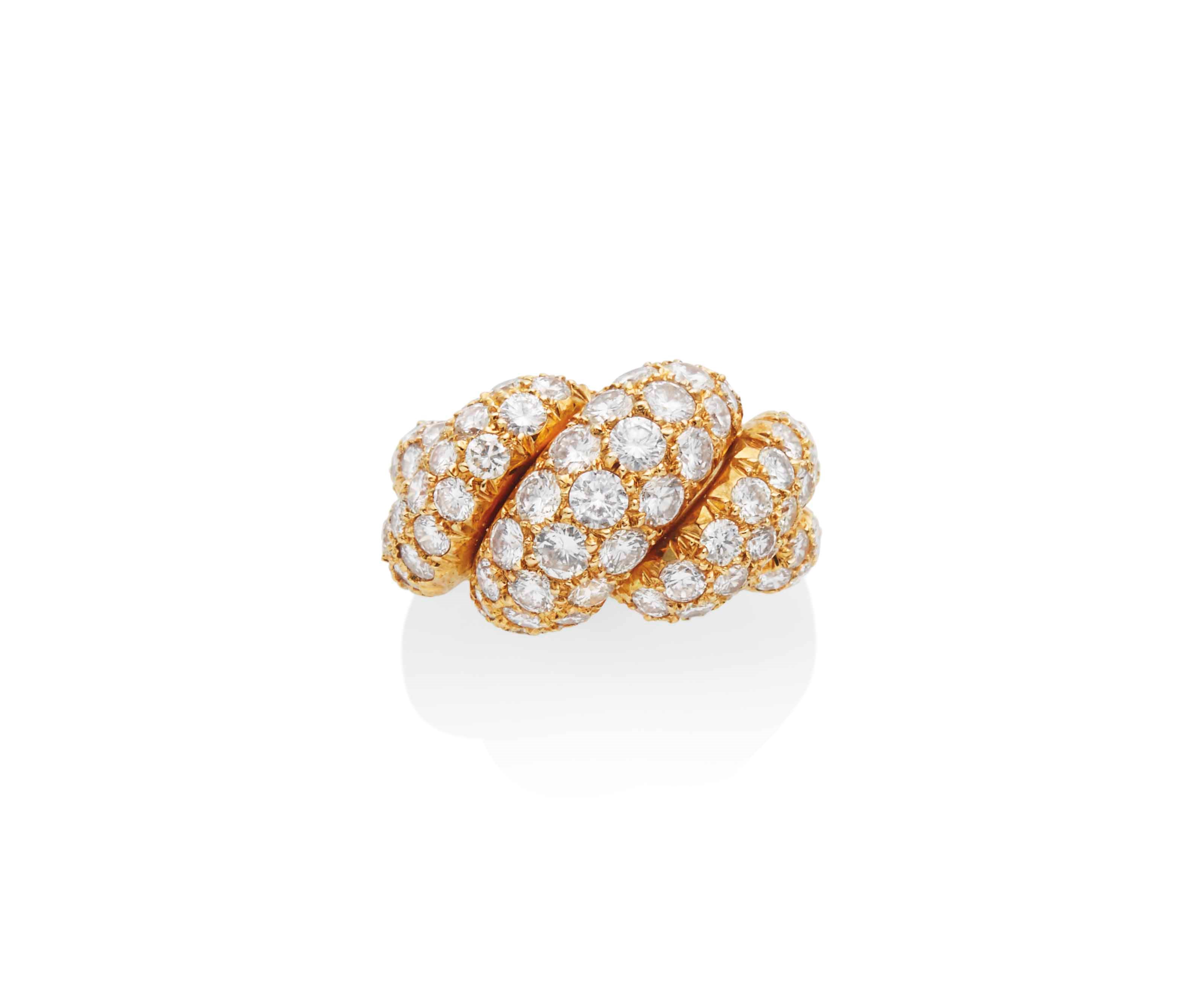 BAGUE DIAMANTS, PAR VAN CLEEF & ARPELS