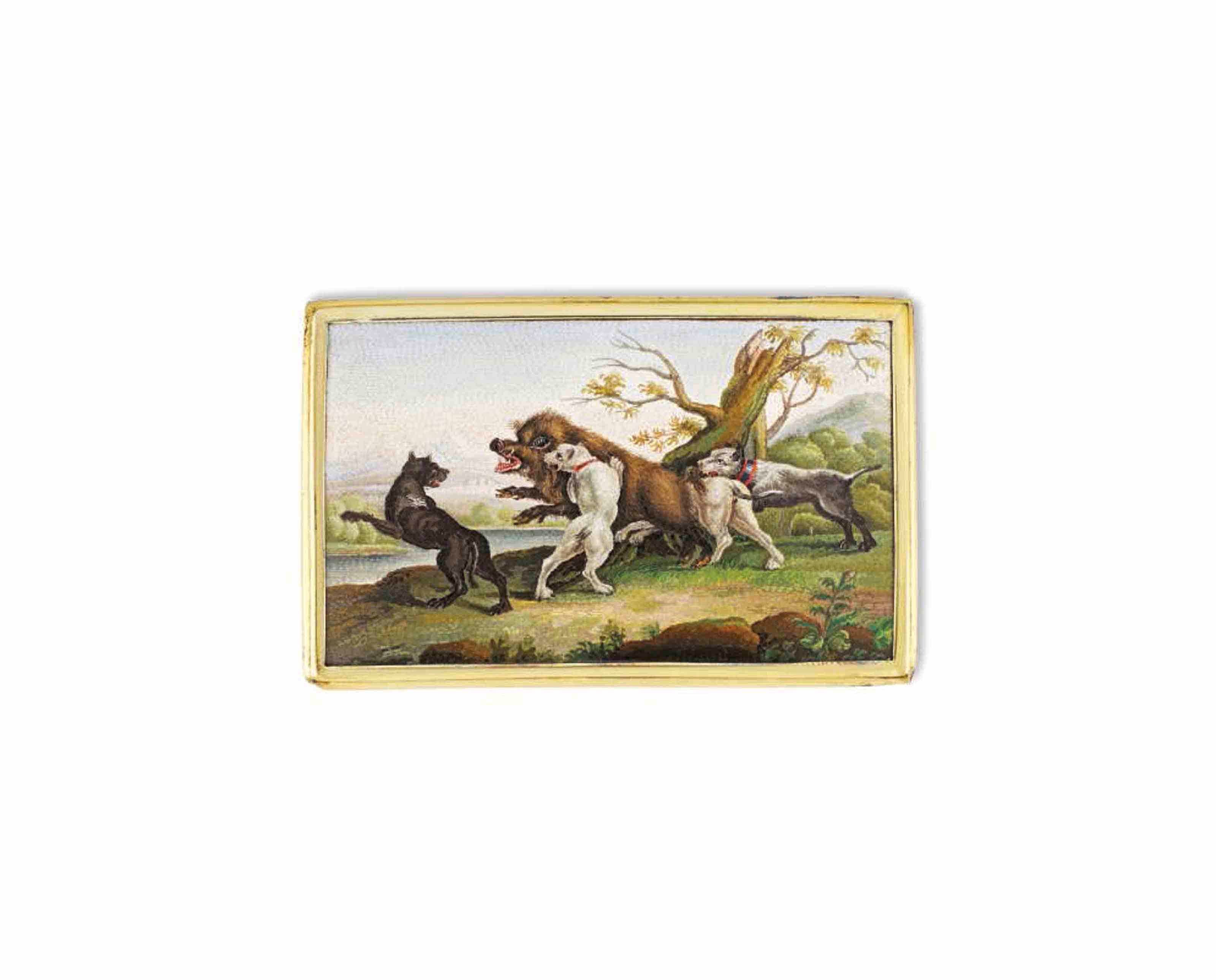 AN ITALIAN MICROMOSAIC PLAQUE
