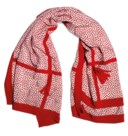 A BLUE SILK SCARF