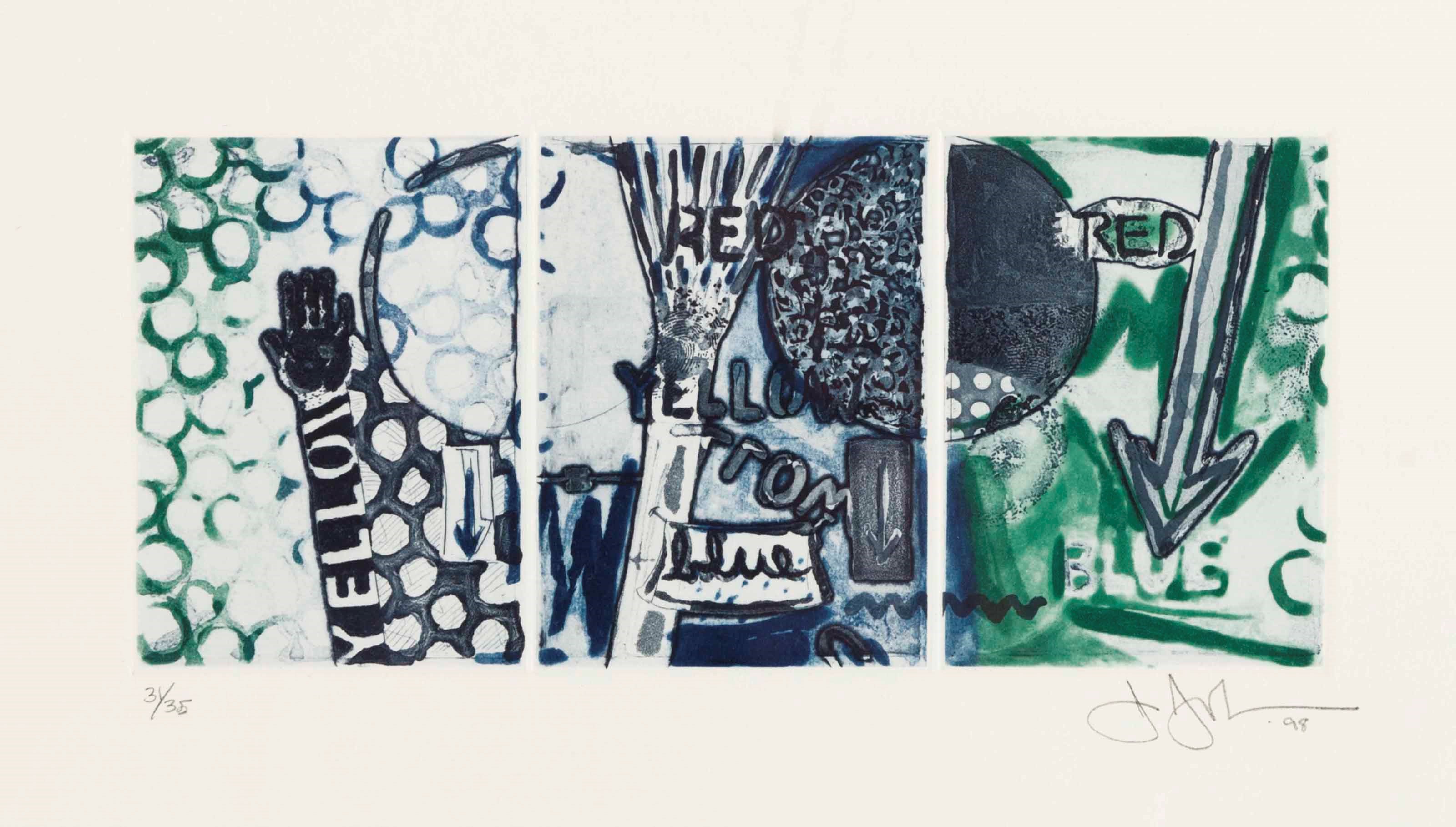 JASPER JOHNS (B. 1930)