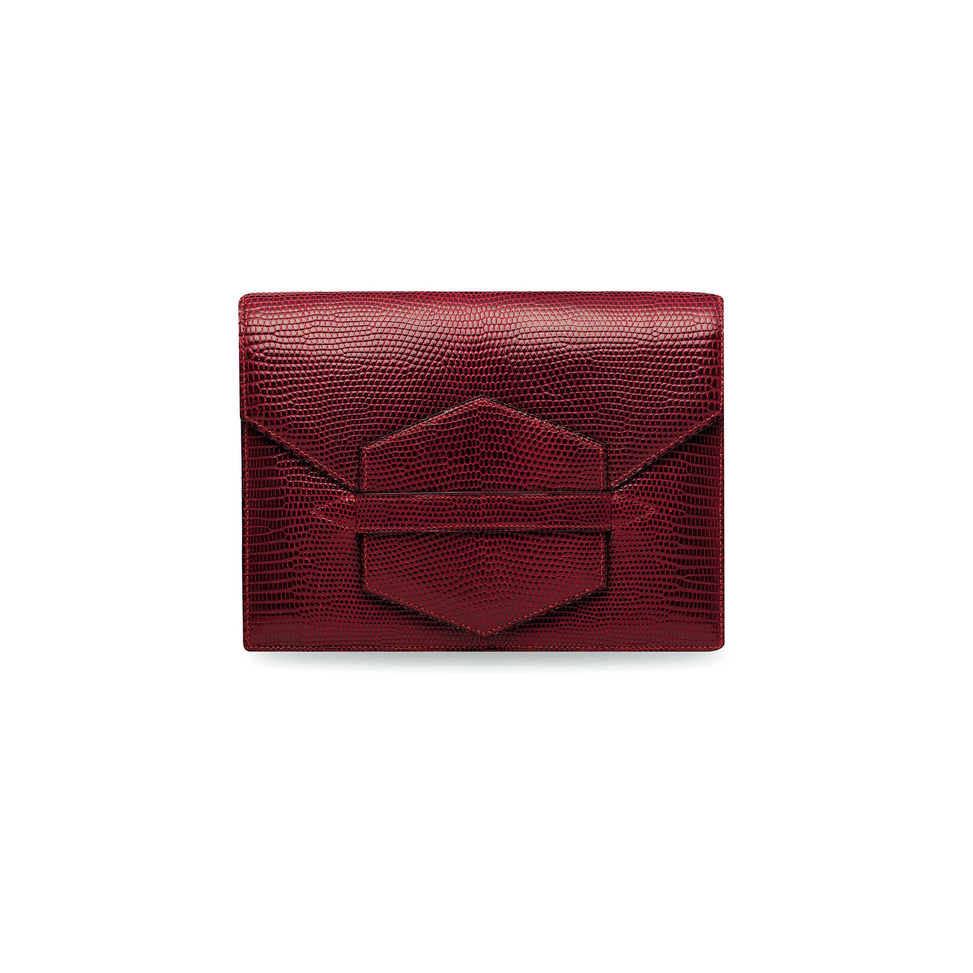 A ROUGE H SALVATOR LIZARD FACO CLUTCH