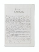 SIEGE OF YORKTOWN – Manuscript, "Journal du Siege de york", n.p., c. October 1781.