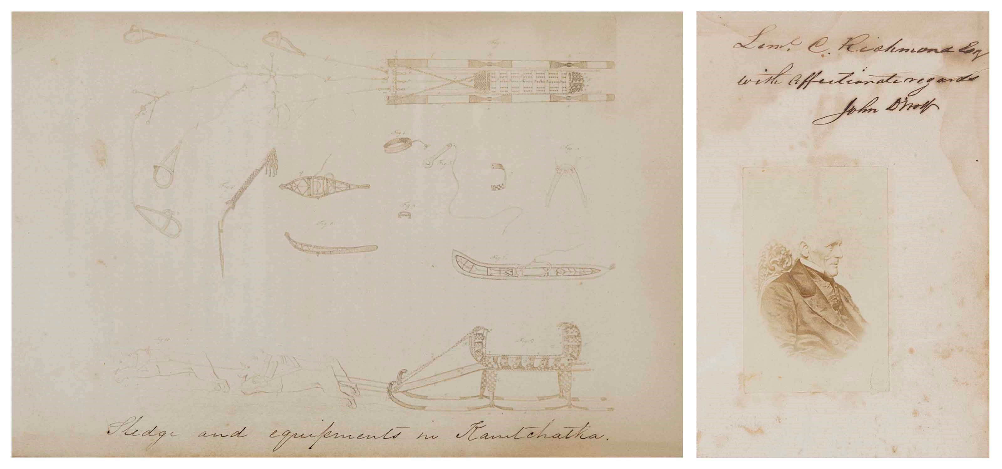 D'WOLF, John (1786-1862). A Voyage to the North Pacific and a Journey through Siberia More Than Half a Century Ago. Cambridge: Welch, Bigelow, and Co., 1861.