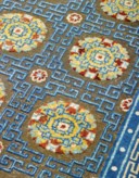 A SILK AND METAL-THREAD 'PALACE' RUG