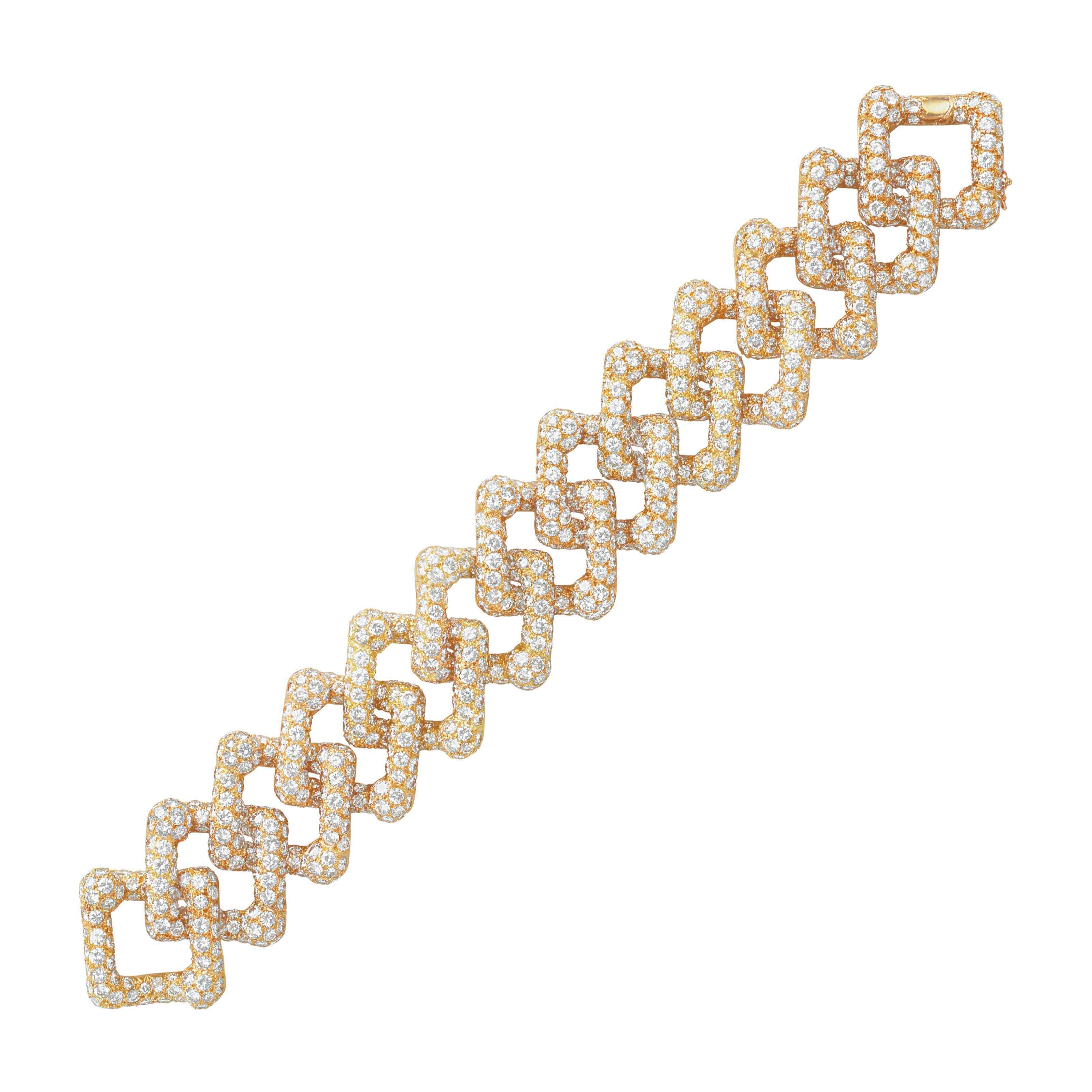 A DIAMOND BRACELET, BY M. GÉRARD