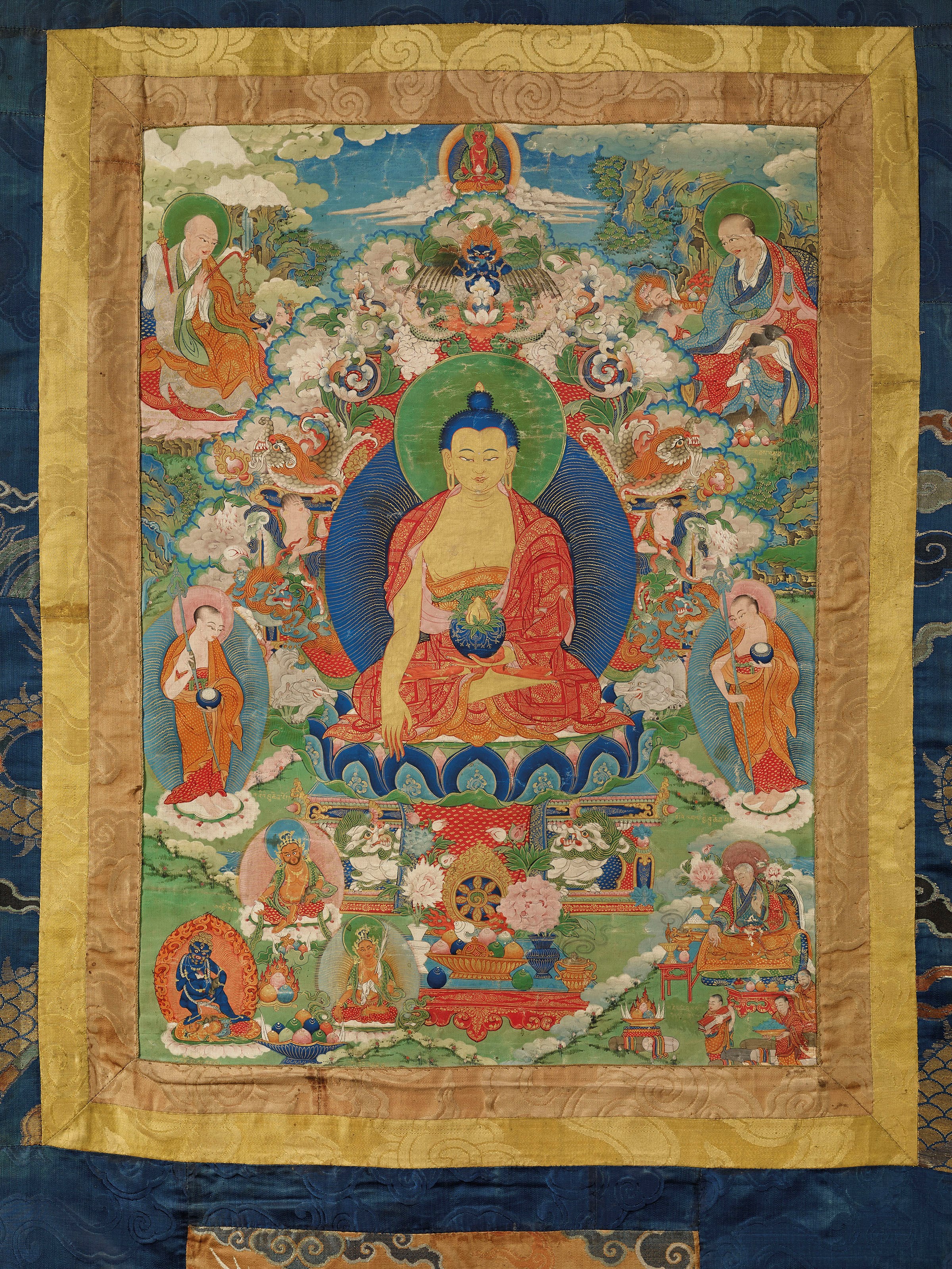 THANGKA REPRESENTANT BOUDDHA SHAKYAMUNI