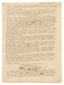 FREDERICK II ("Frederick the Great", 1712-1785), King of Prussia. Autograph letter signed ('Frederic') to Voltaire, Ruppin, 19 April 1738.