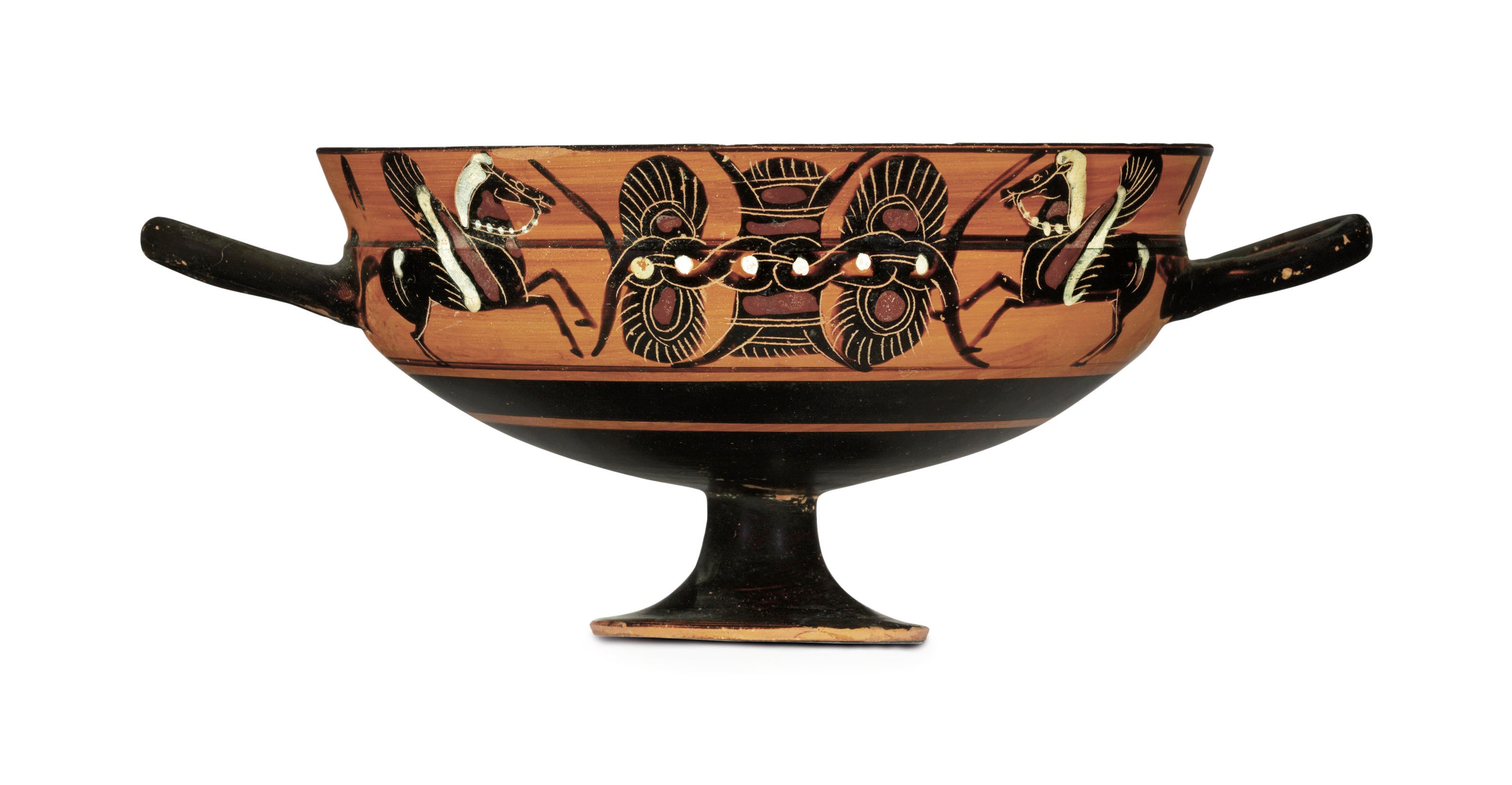 AN ATTIC BLACK-FIGURED SIANA CUP
