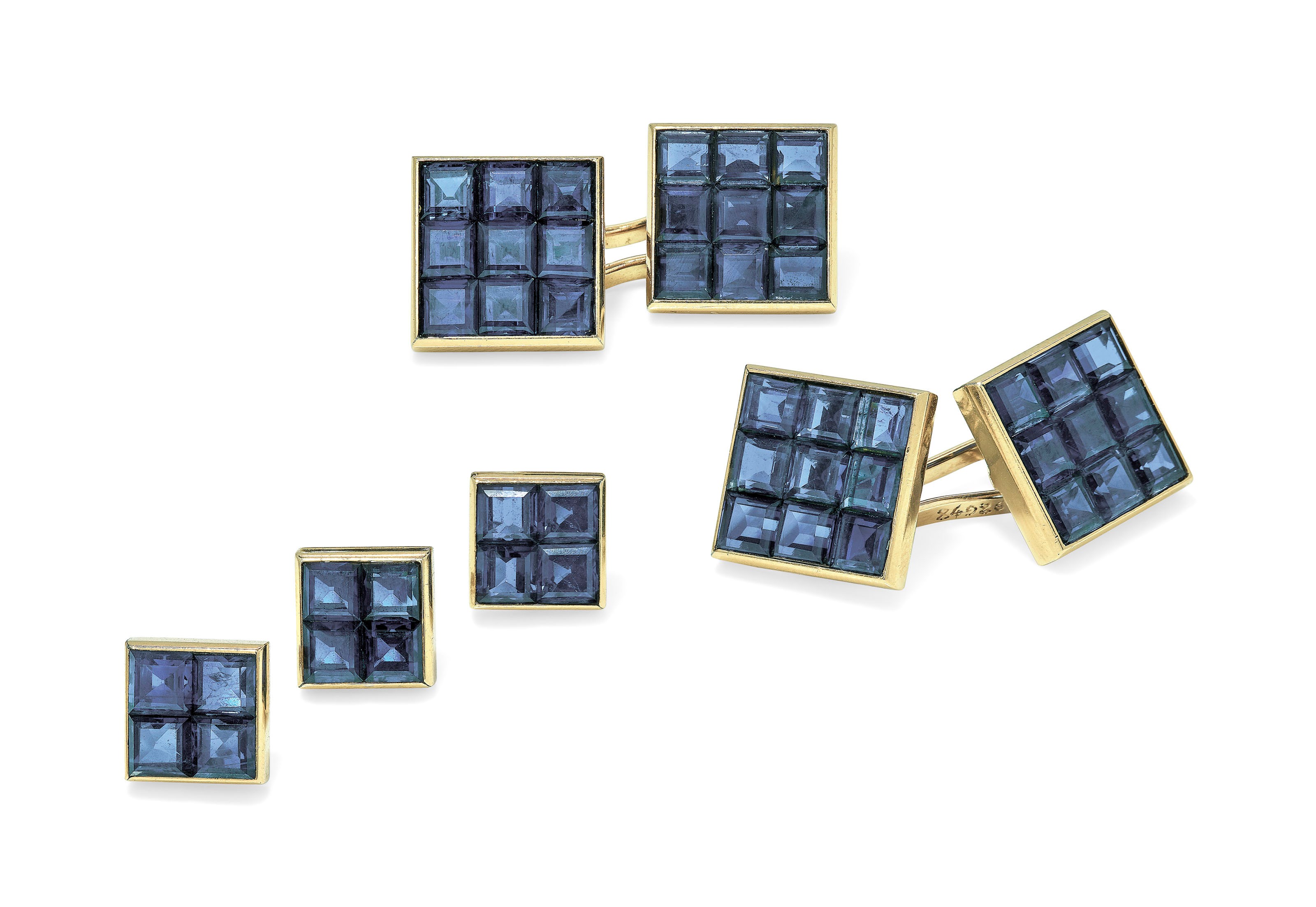 SAPPHIRE 'MYSTERY SET' DRESS SET, VAN CLEEF & ARPELS