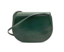 A VERT ANGLAIS CALF BOX LEATHER PAULA WITH GOLD HARDWARE