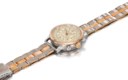 Rolex. An extremely rare and highly attractive stainless steel and pink gold chronograph wristwatch with bracelet