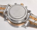 Rolex. An extremely rare and highly attractive stainless steel and pink gold chronograph wristwatch with bracelet