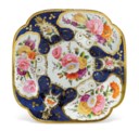 AN EXTENSIVE ENGLISH PORCELAIN BLUE-GROUND PART TABLE-SERVICE