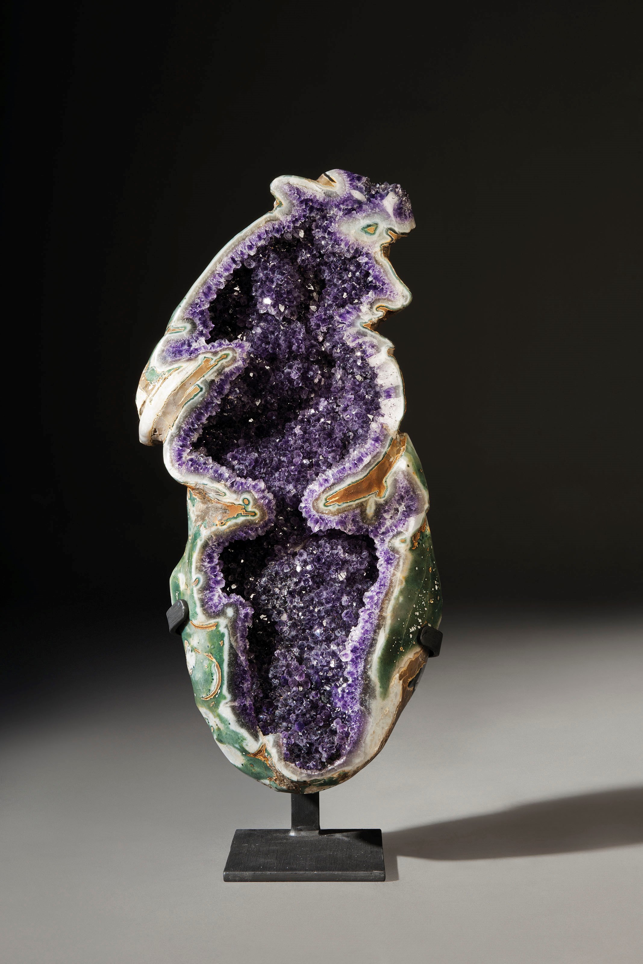 AN AMETHYST GEODE