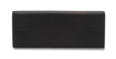 A RARE, BLACK EVERCALF LEATHER SHADOW CLUTCH