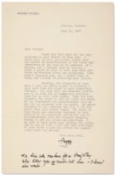 MITCHELL, Margaret (1900-1949). A correspondence of 9 typed and 1 autograph letters signed ("Peggy," with one unsigned) to Virginia Morris Nixon, Atlanta, 1919 and 1936-38; with three black & white photographs of Mitchell, Smith College, c.1918-20.