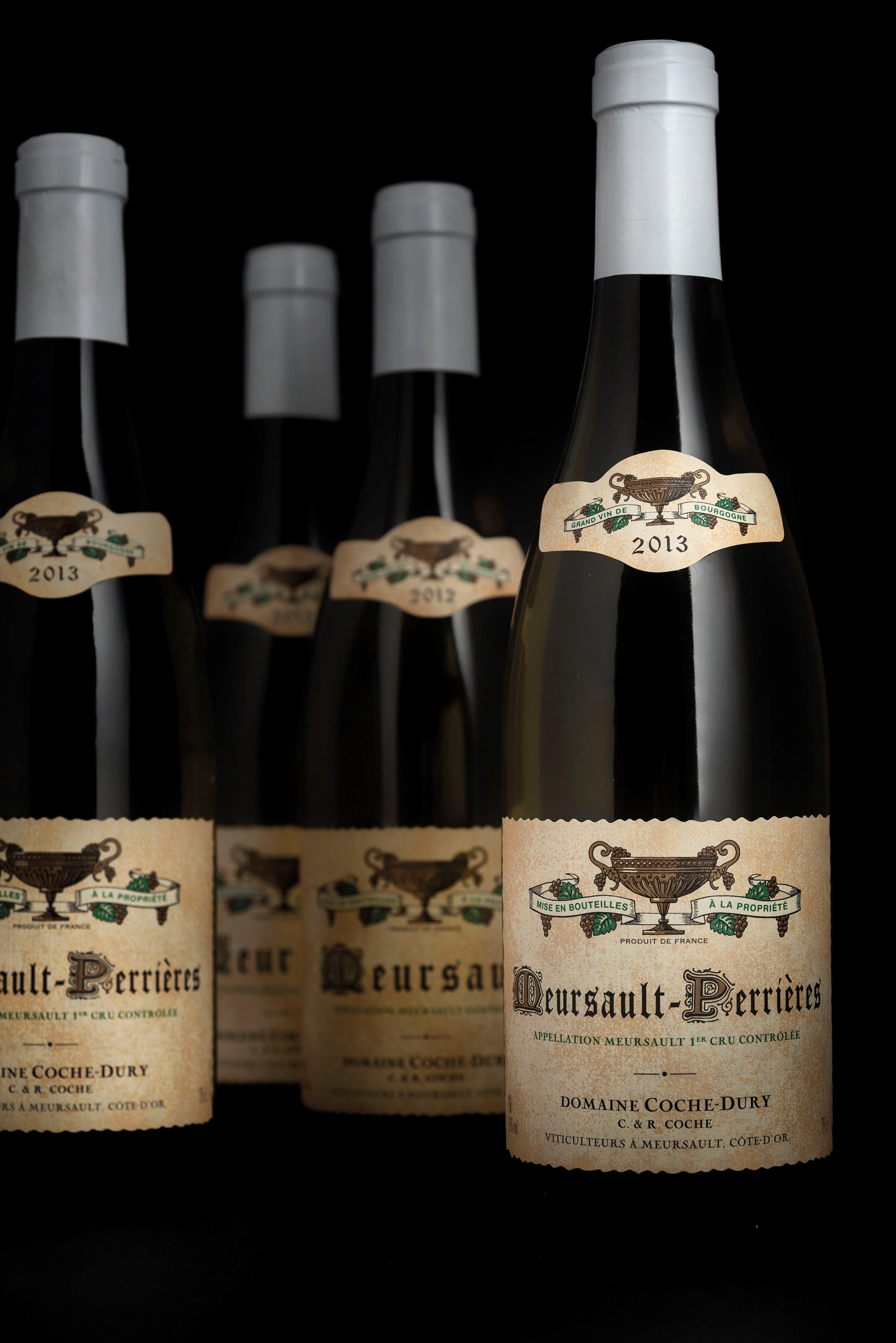 Coche-Dury, Meursault 2012  (4)Coche-Dury, Meursault Perrières 2013 One slightly raised cork and one slightly depressed cork  (5)