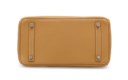 A TABAC CAMEL CLÉMENCE LEATHER BIRKIN 30 WITH PALLADIUM HARDWARE