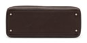 A MARRON FONCÉ & POTIRON CLÉMENCE LEATHER RETOURNÉ KELLY 35 WITH GOLD HARDWARE