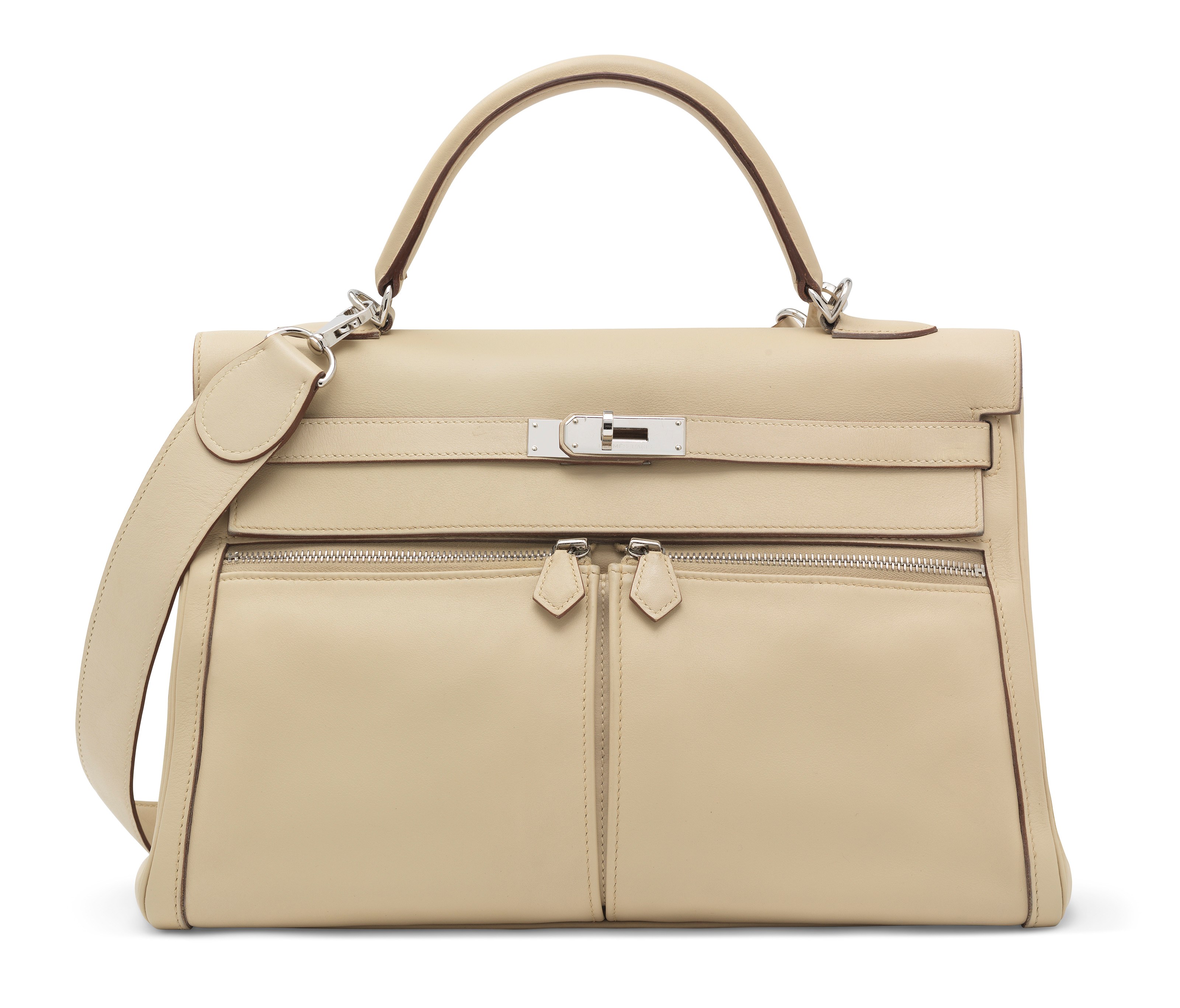 A LIMITED EDITION CRAIE SWIFT LEATHER KELLY LAKIS 35 WITH PALLADIUM HARDWARE