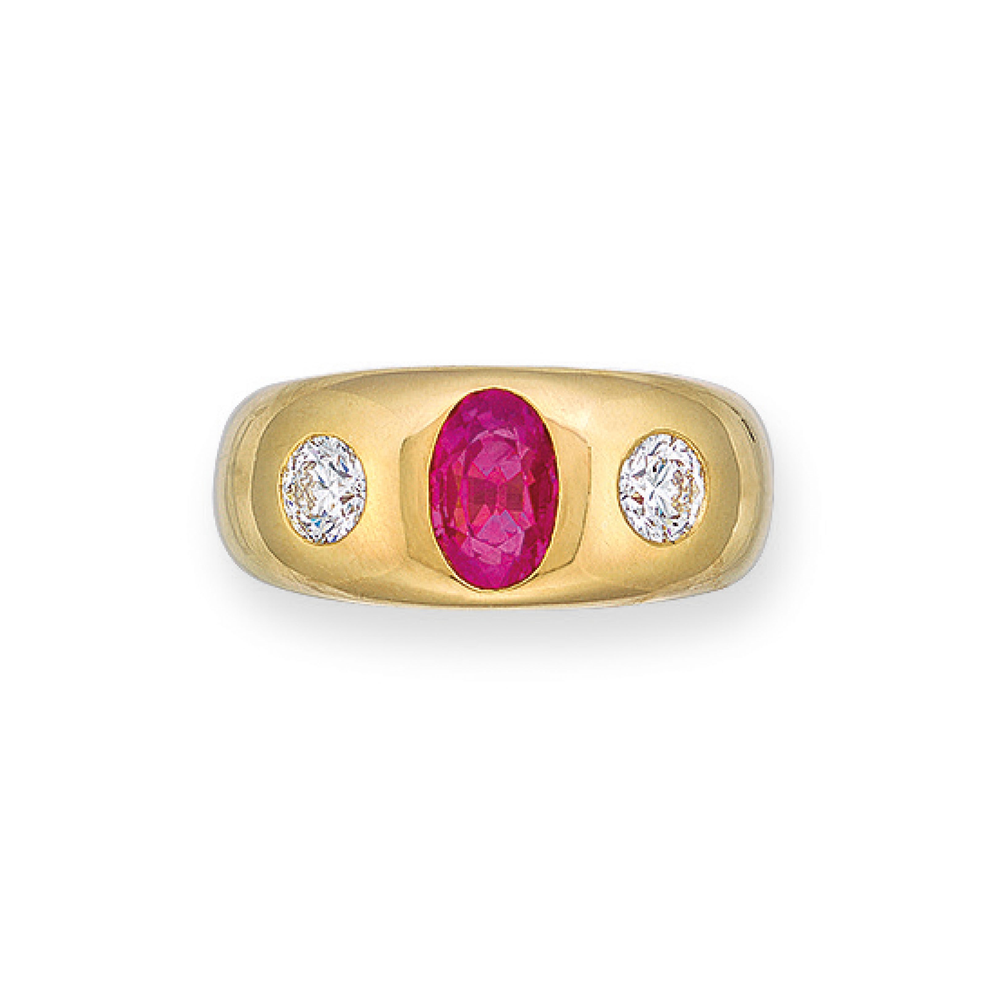 RUBY AND DIAMOND RING, BULGARI