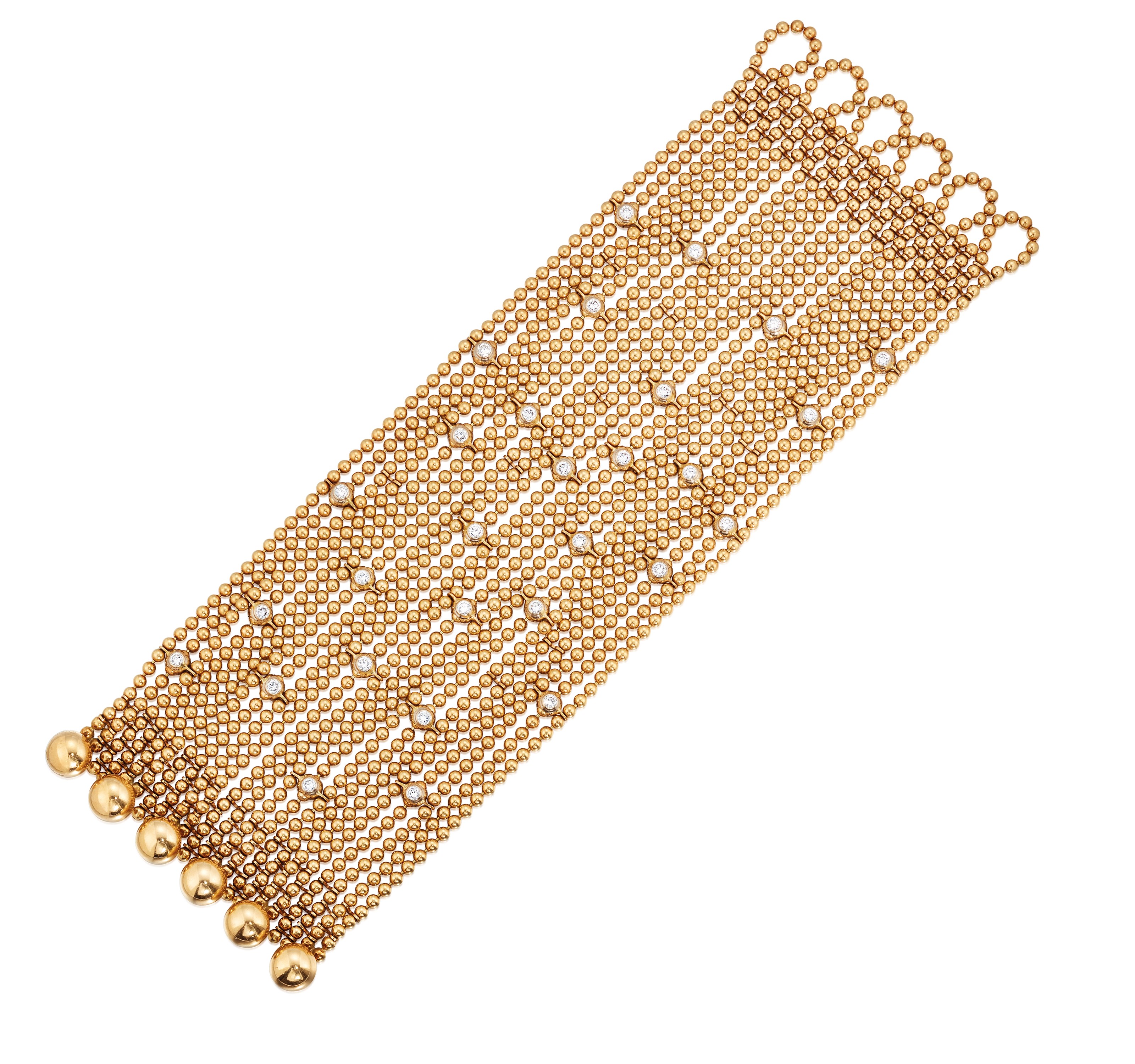 DIAMOND 'DRAPERIE' BRACELET, CARTIER