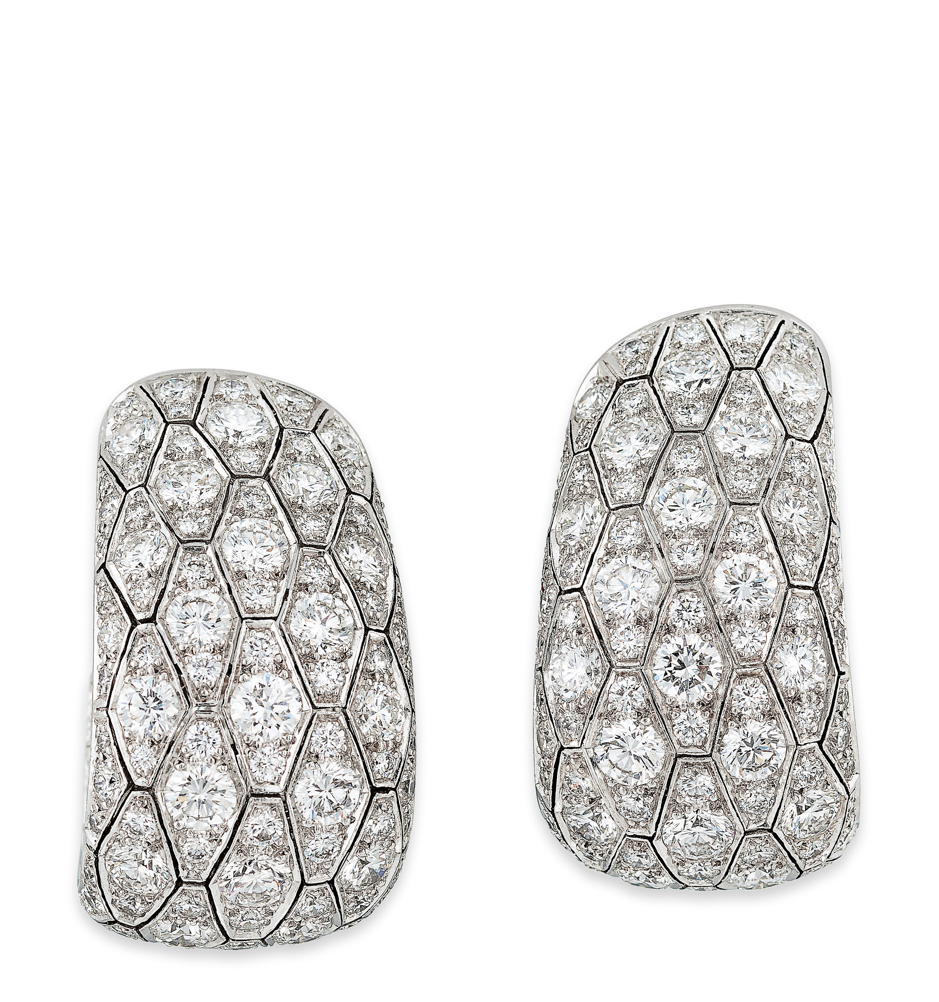 DIAMOND EARRINGS, CARTIER