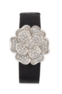 GOLD AND DIAMOND 'CAMÉLIA' WRISTWATCH, CHANEL