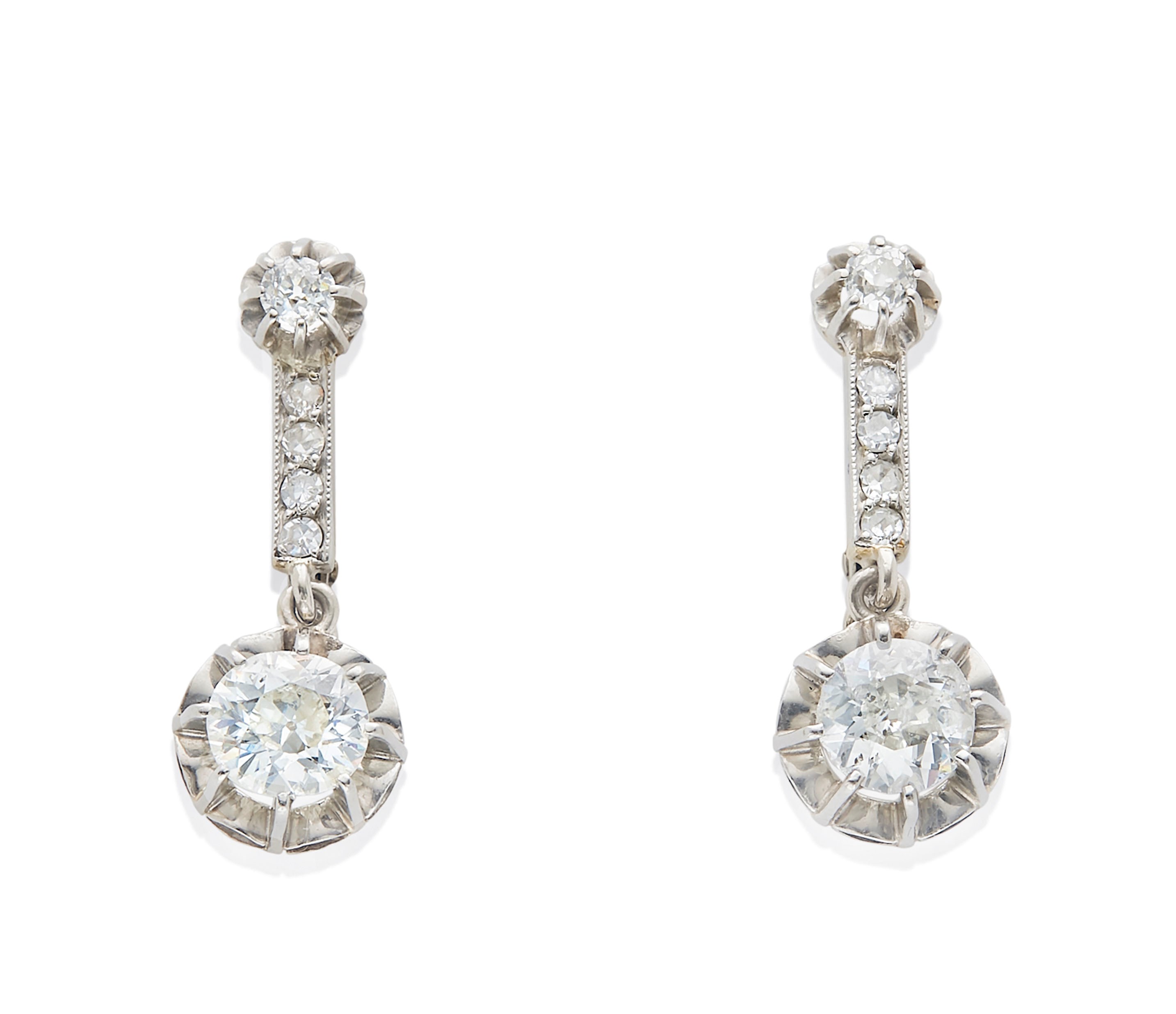 BOUCLES D'OREILLES DIAMANTS