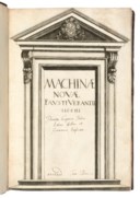 VERANZIO, Fausto (Faust Vrancic, 1551-1617). Machinae novae. [Venice: c. 1616].