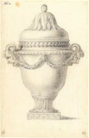 A RESTAURATION ORMOLU-MOUNTED ALABASTER VASE CLOCHE