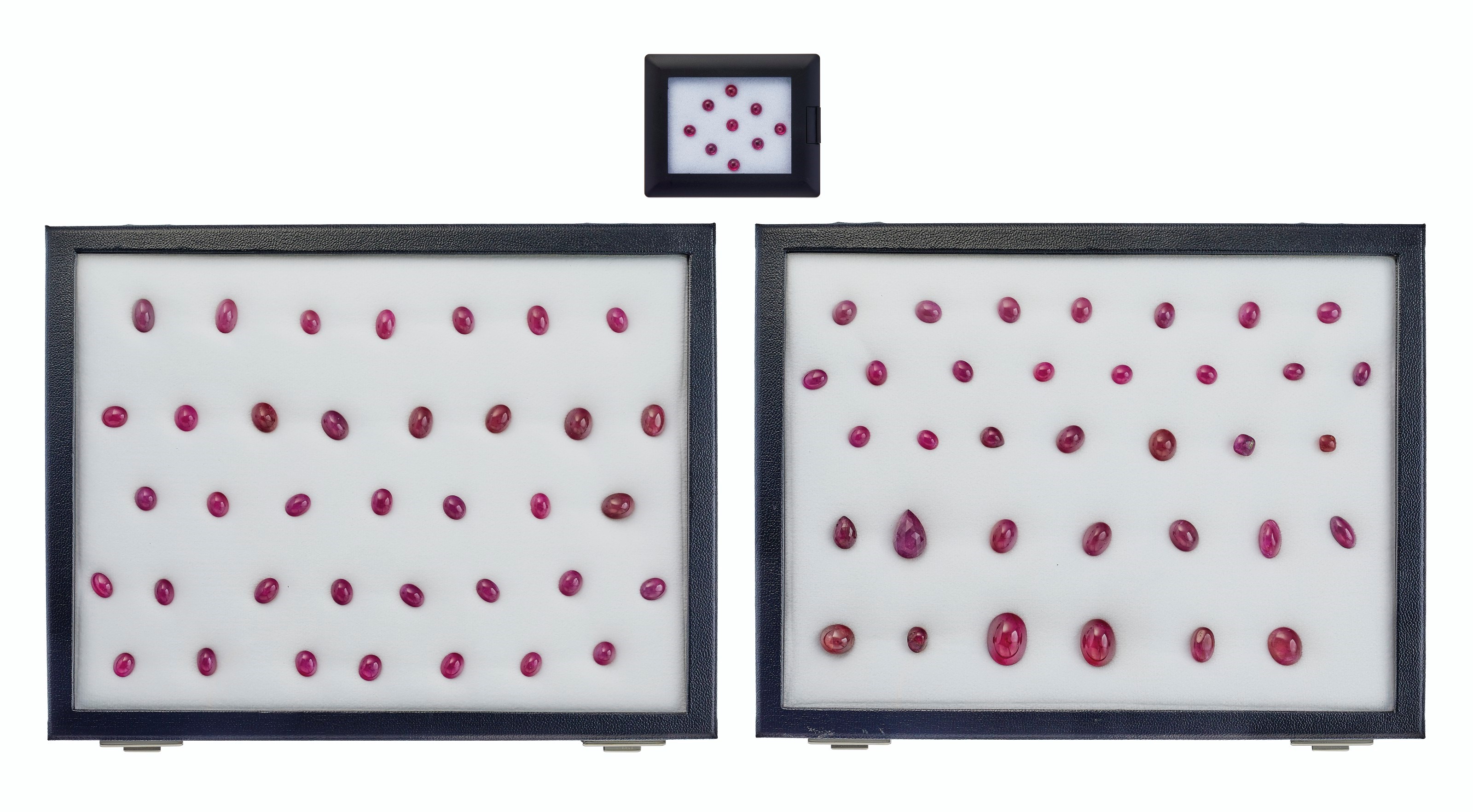 GROUP OF UNMOUNTED RUBIES